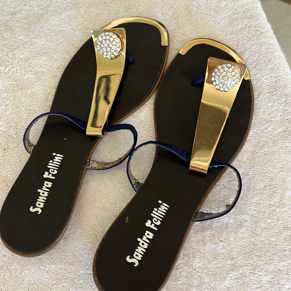 Woman’s unique Italian flats